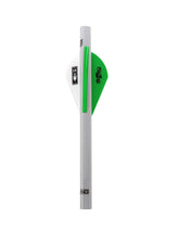 Bohning Blazer Quickfletch 6-Pack Neon Green White